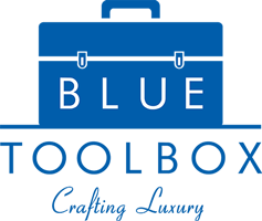 Blue Toolbox Crafting Luxury Logo